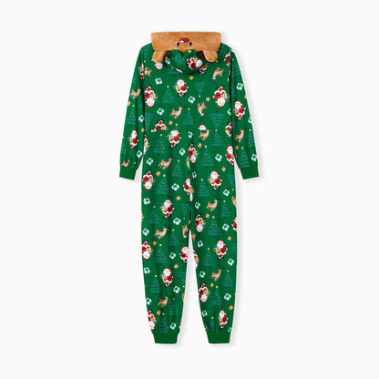 Christmas Pjs Women Family Christmas Pajamas One Piece Long Sleeve Reindeer Holiday Gift with Socks Womens Sleepwear Loungewear for Adult XXL